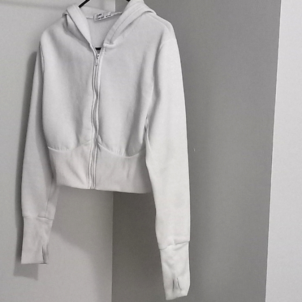 White hoodie